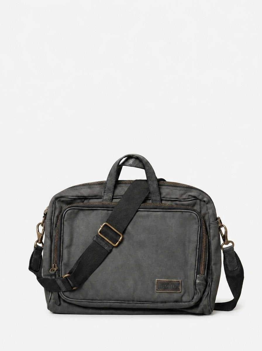 OFFICIUM LAPTOP BAG – CHARCOAL